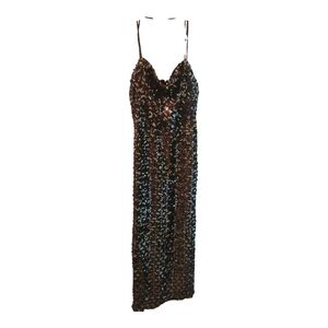 Elegant Black Sequin Dress